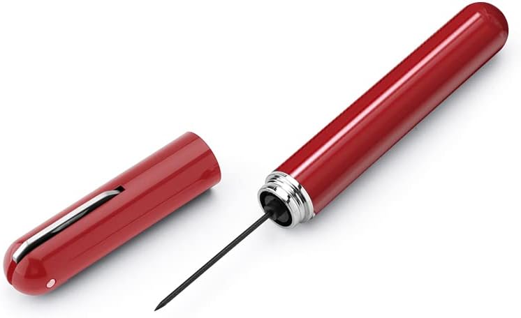 IPEROT Wine Bottle Opener, Air Pressure Wine Corkscrew With Cutting Wine Bottle Foil Knife, Effortlessly Open Wine Bottles Without Damaging Corks, Easy-to-Use(Red) - Image 4